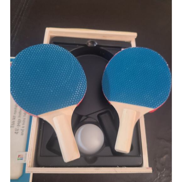 Vintage Hinkler Table Tennis Starter Kit – Learn to Play Ping Pong Set Rare CIB - Picture 9 of 10